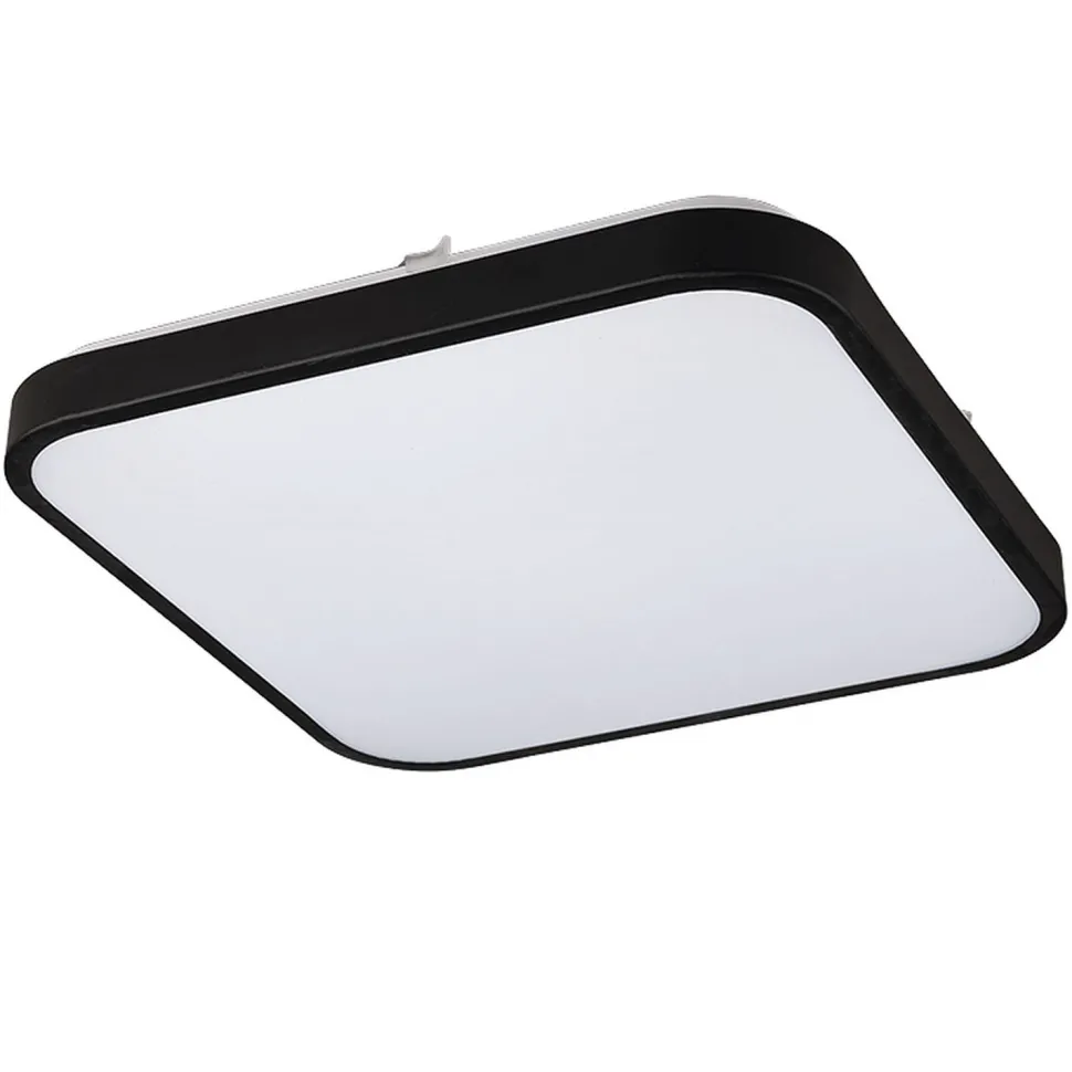 Deckenlampe COLLIN Schwarz Weiß Metall Wohnzimmer