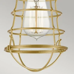 Deckenlampe E27 Metall Ø 14,5 cm rund in Messing