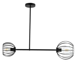 Deckenlampe E27 Schwarz Metall Esstisch RASHA