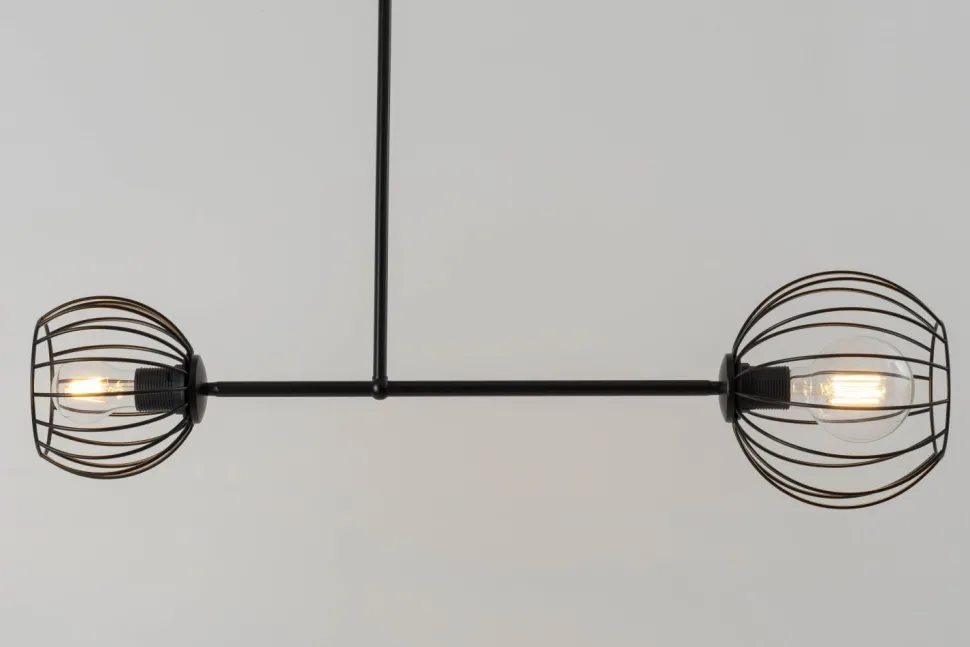 Deckenlampe E27 Schwarz Metall Esstisch RASHA