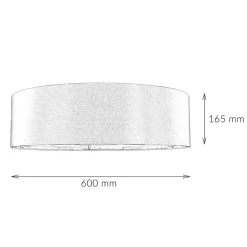 Deckenlampe 4-flammig Grün Gold Stoff dekorativ