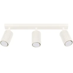 Deckenlampe 3-flammig GU10 B: 45 cm klein in Creme Modern