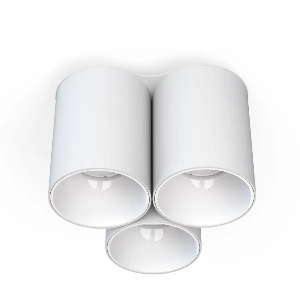 Deckenlampe 3-flammig GU10 Weiß Metall Modern EYE