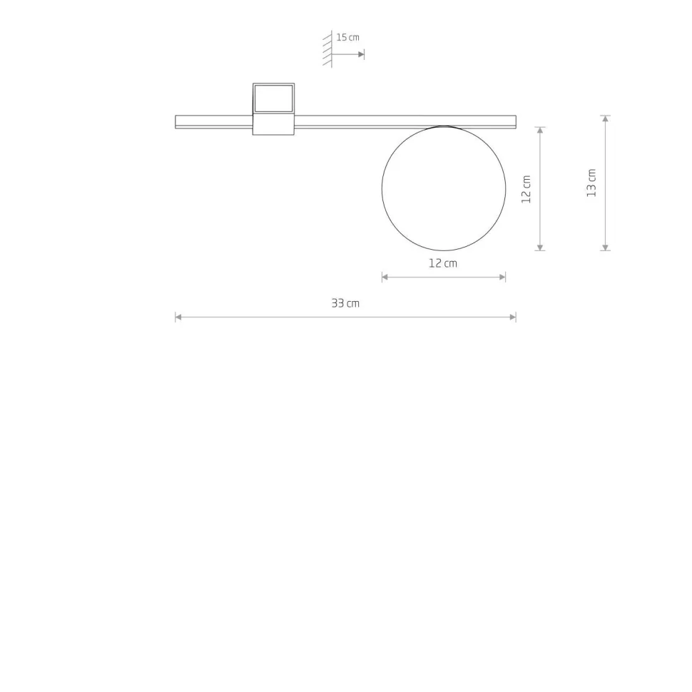 Deckenlampe G9 Schwarz Weiß Glas Aluminium Modern