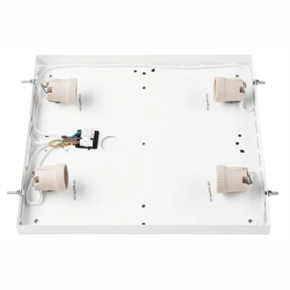 Deckenlampe Glas blendarm Holz Pinie E27 B:38,5 cm