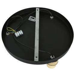 Deckenlampe Glas 3-flammig farbig Ø 44 cm elegant