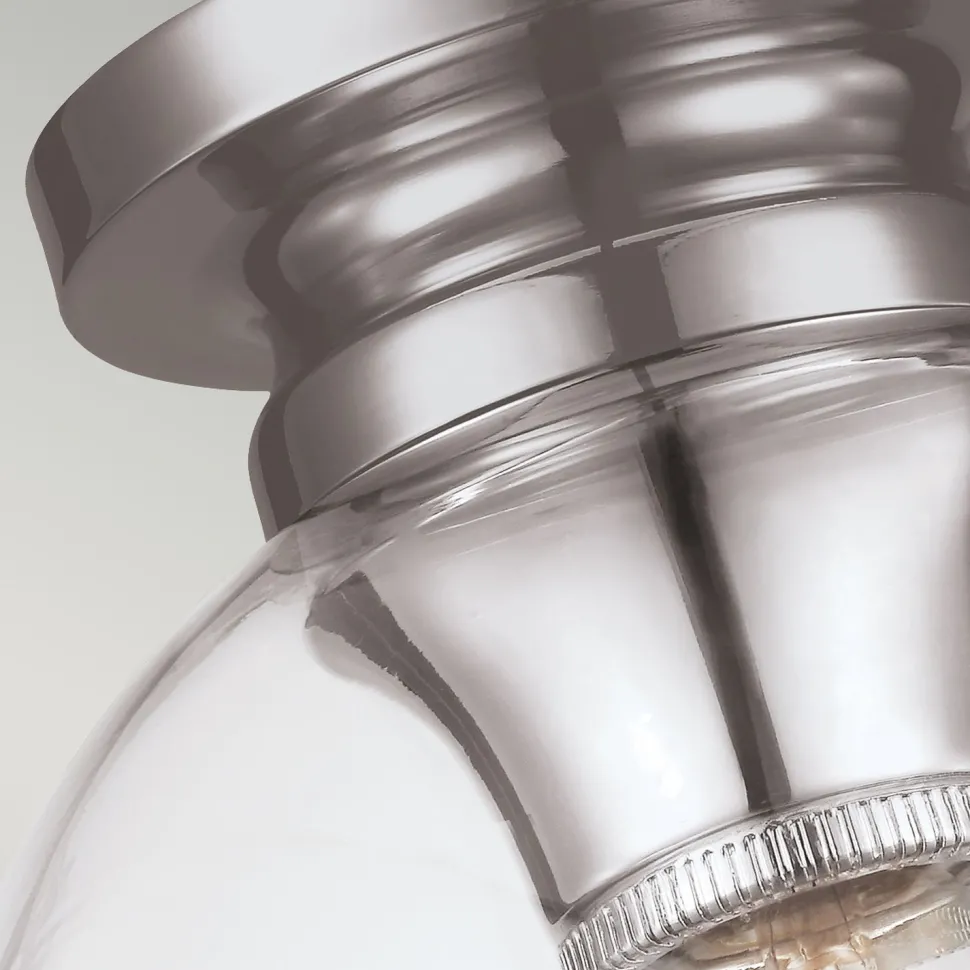 Deckenlampe Glas Metall Kugelschirm Ø22cm E27 FINYA