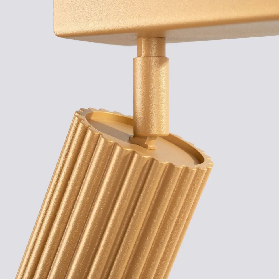 Deckenlampe groß 117 cm lang 4-flammig GU10 in Gold Modern