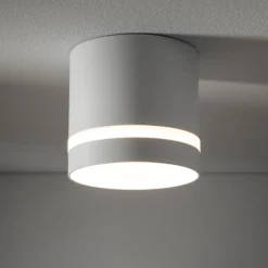 Deckenlampe GX53 Ø 8,5 cm Weiß Aluminium Spot klein