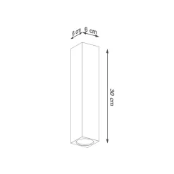 Deckenlampe Holz 30 cm hoch Modern GU10 BASILEA