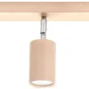 Deckenlampe Holz L:45cm 3x GU10 Strahler Spot Lampe