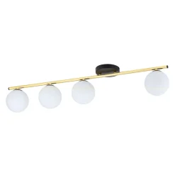 Deckenlampe Kugelschirme Glas Metall 100 cm