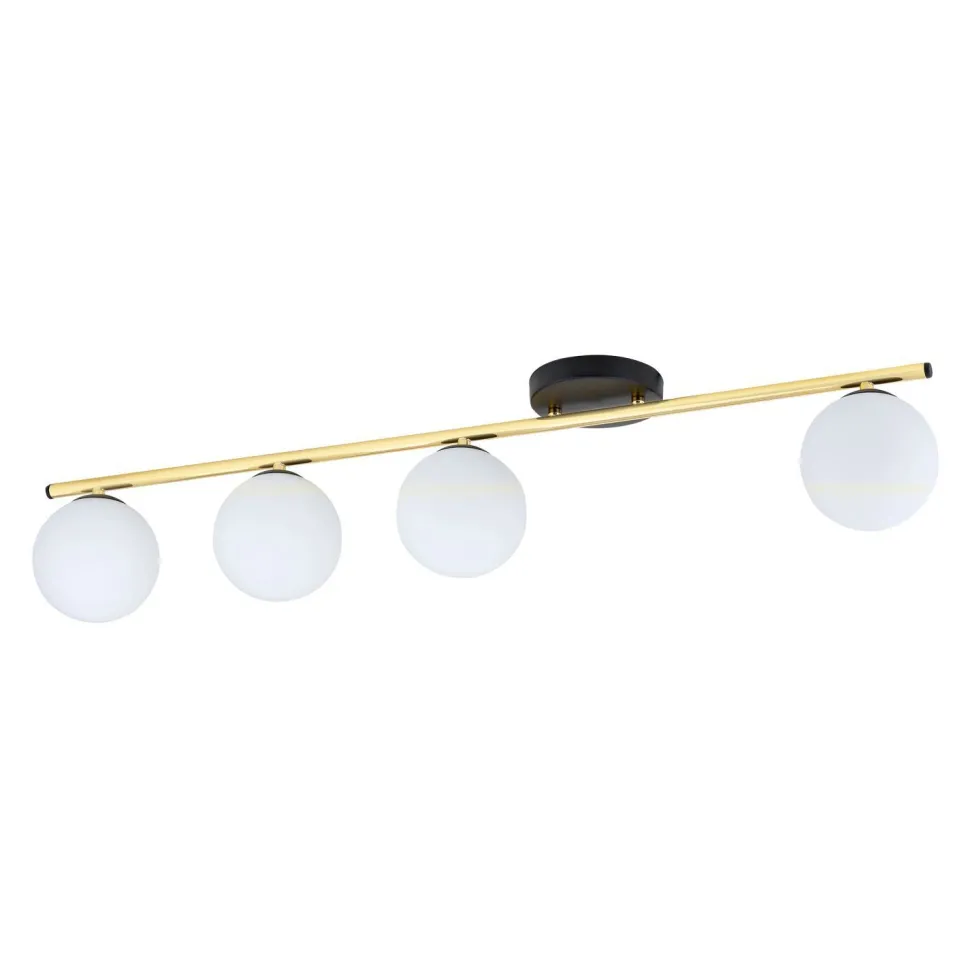 Deckenlampe Kugelschirme Glas Metall 100 cm