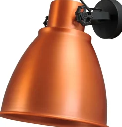 Deckenlampe Kupfer Industrie Design großer Schirm