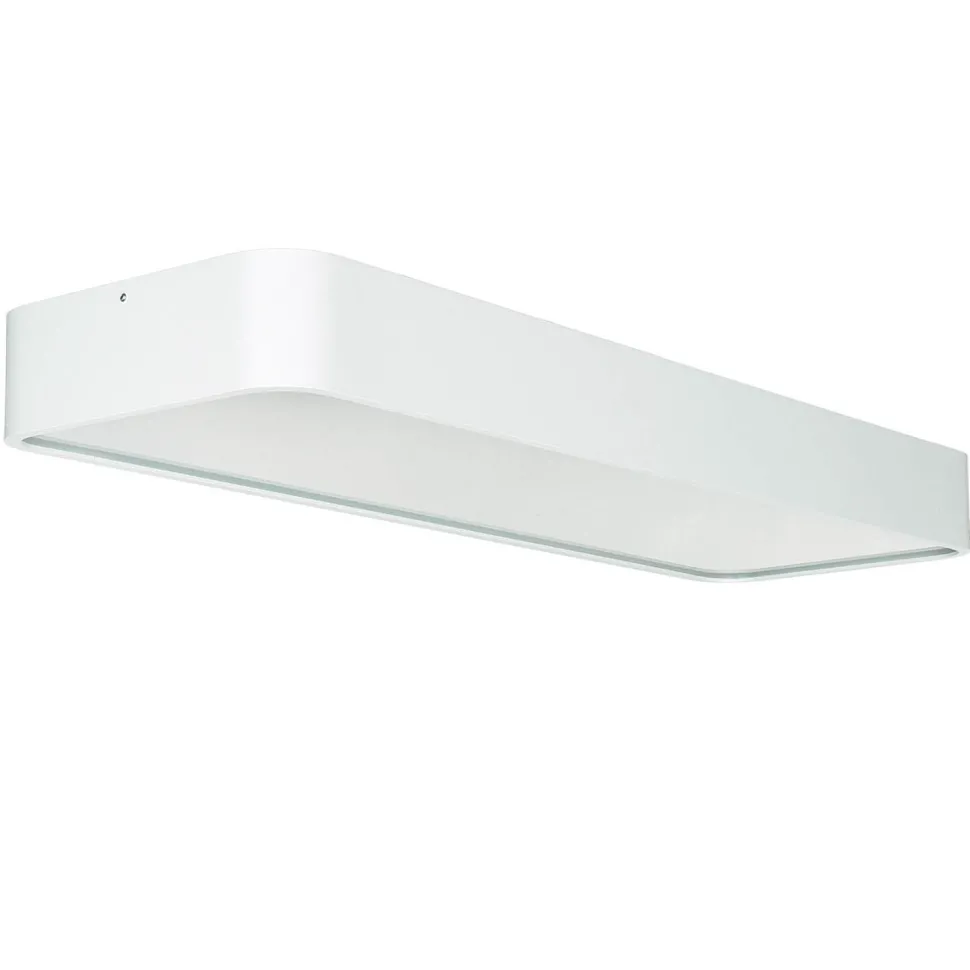 Deckenlampe LED T8 wechselbar Weiß 3000 K 1700 lm Aluminium