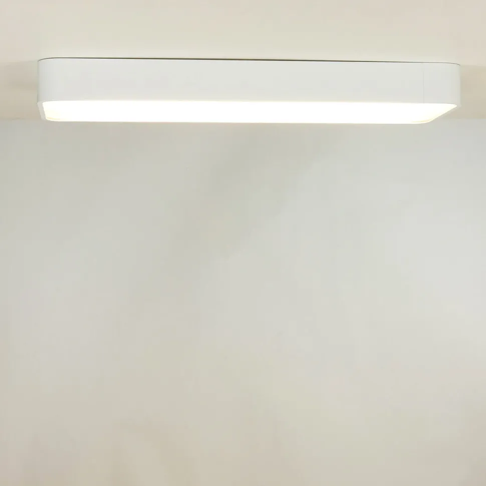 Deckenlampe LED T8 wechselbar Weiß 3000 K 1700 lm Aluminium