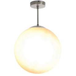 Deckenlampe Messing Glas Kugelschirm Messing Ø 30 cm Premium