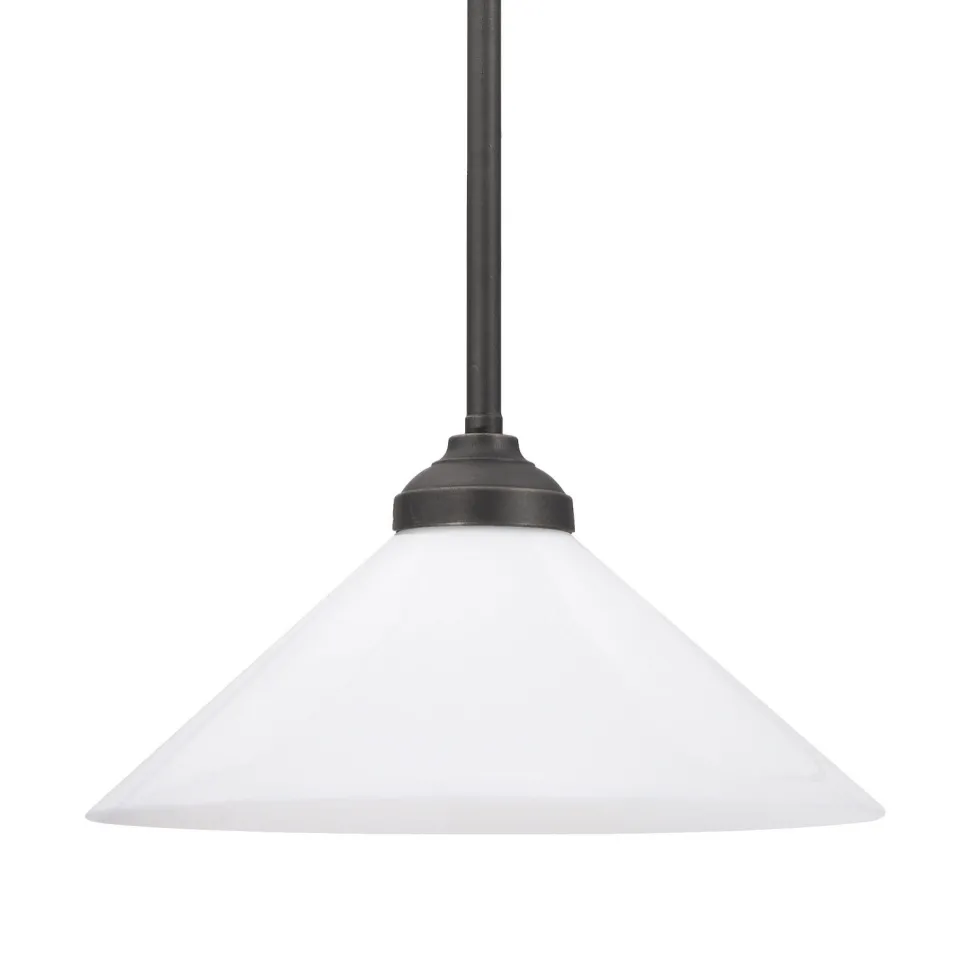 Deckenlampe Messing Glas E27 D: 29 cm höhenverstellbar