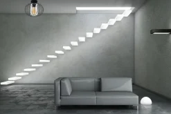 Deckenlampe Metall E27 rund Ø25 cm Schwarz Retro Design