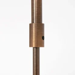 Deckenlampe Metall Glas in Bronze Creme inkl. G9 4-flmg