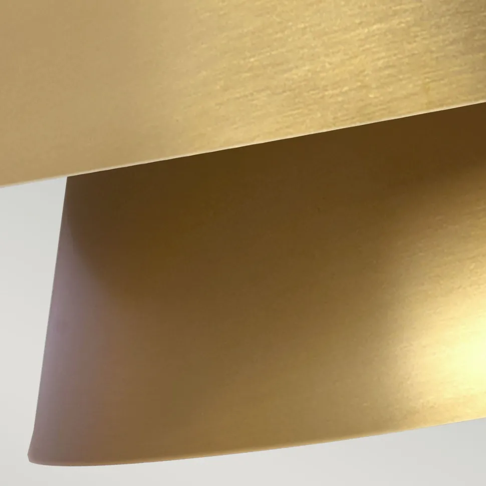 Deckenlampe Metall in Messing Ø46cm Mid Century