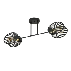 Deckenlampe Metall Schwarz 86 cm lang Modern CADMUS