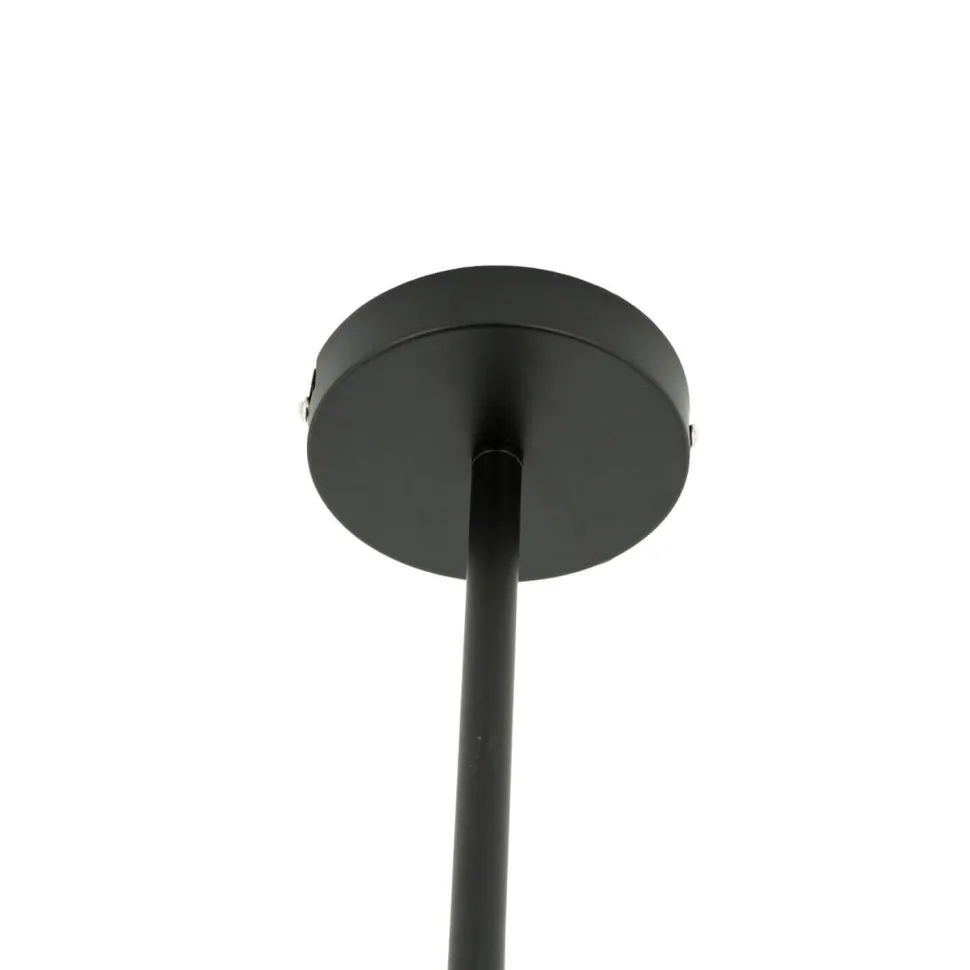 Deckenlampe Metall Schwarz Ø 56 cm 5x E27 Retro