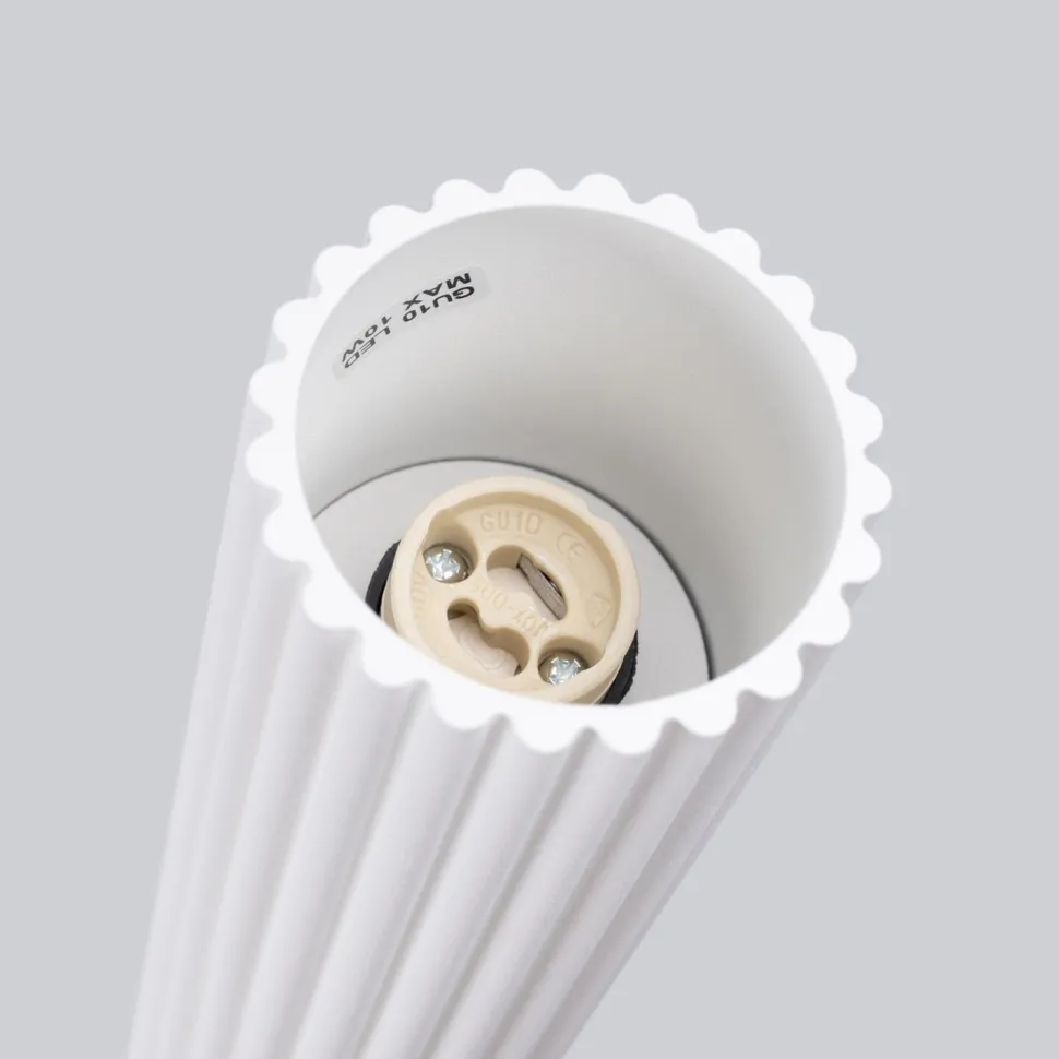 Deckenlampe Modern klein H: 10 cm Ø 6,5 cm Weiß Aufputz