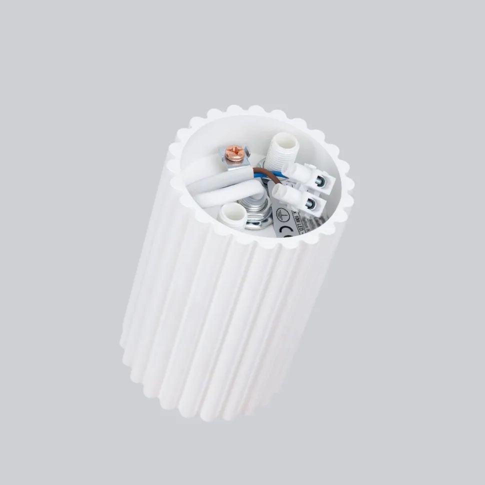 Deckenlampe Modern klein H: 10 cm Ø 6,5 cm Weiß Aufputz