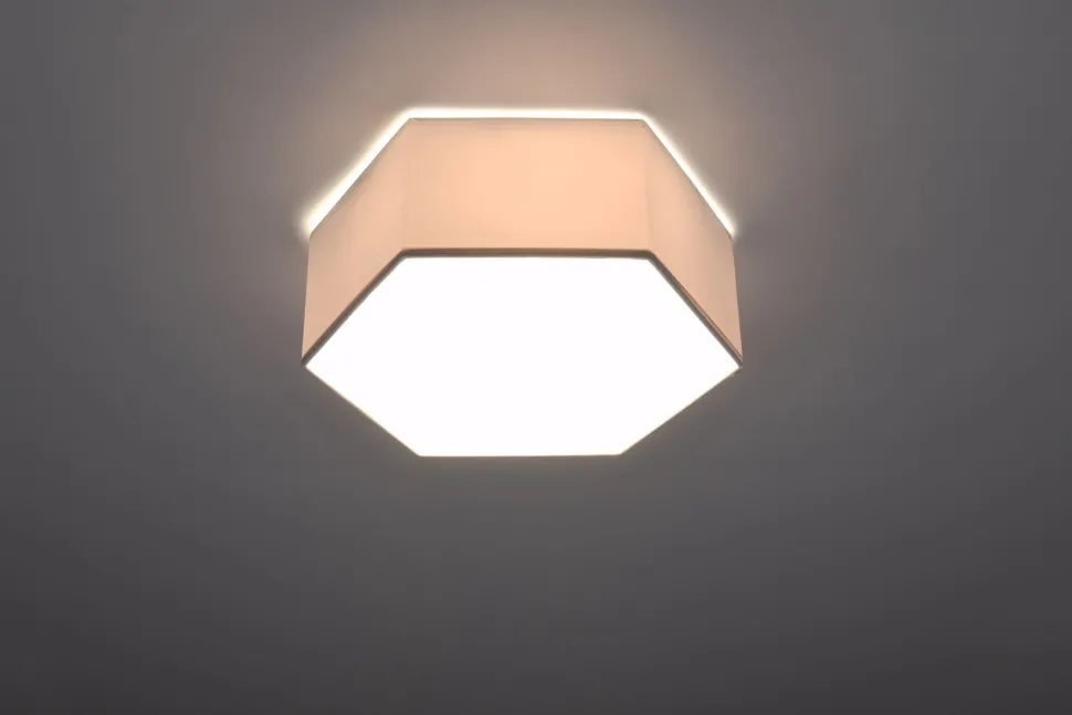 Deckenlampe Modern Weiß flach blendarm 2x E27