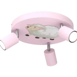 Deckenlampe Rosa Metall Ø 30 cm GU10 Kinderzimmer