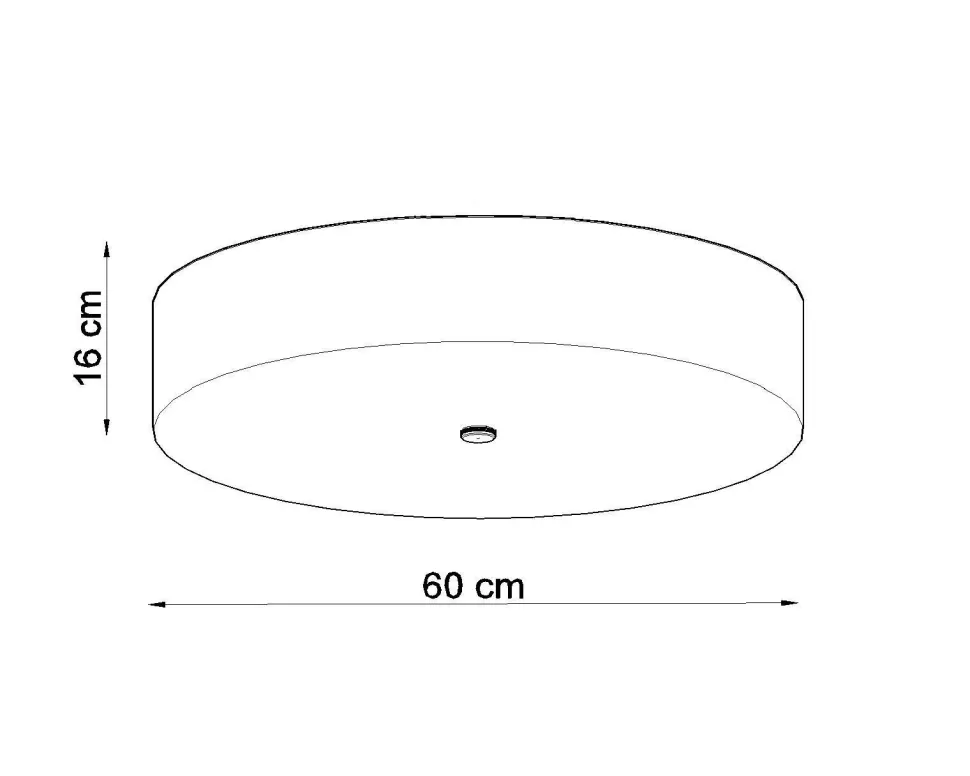 Deckenlampe rund Ø 50 cm Weiß Stoff Glas blendarm 5x E27