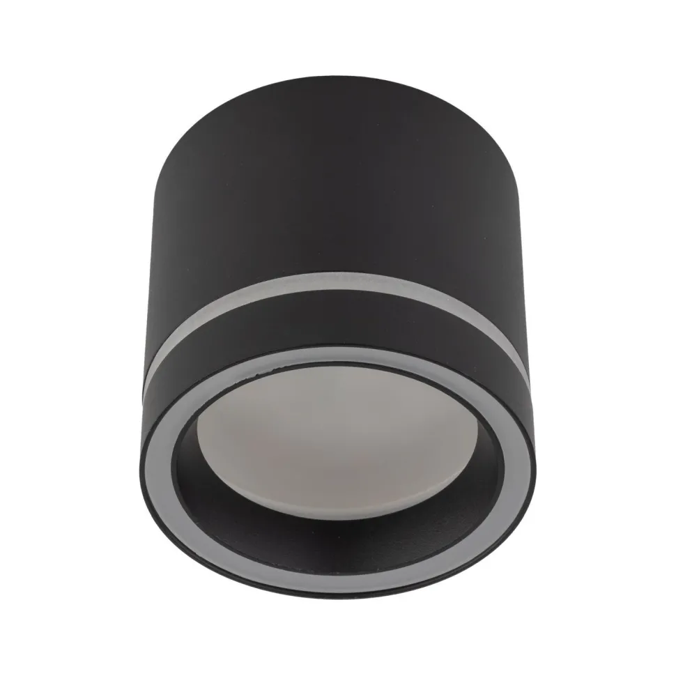 Deckenlampe Schwarz Aufputz Ø 8,5 cm klein Metall