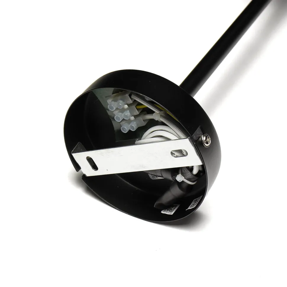 Deckenlampe verstellbar Retro 4x E27 Metall Schwarz