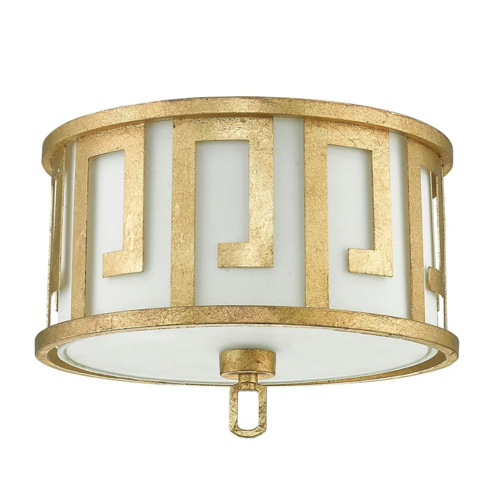 Deckenlampe Vintage Mediterran in Creme Gold AIROSO