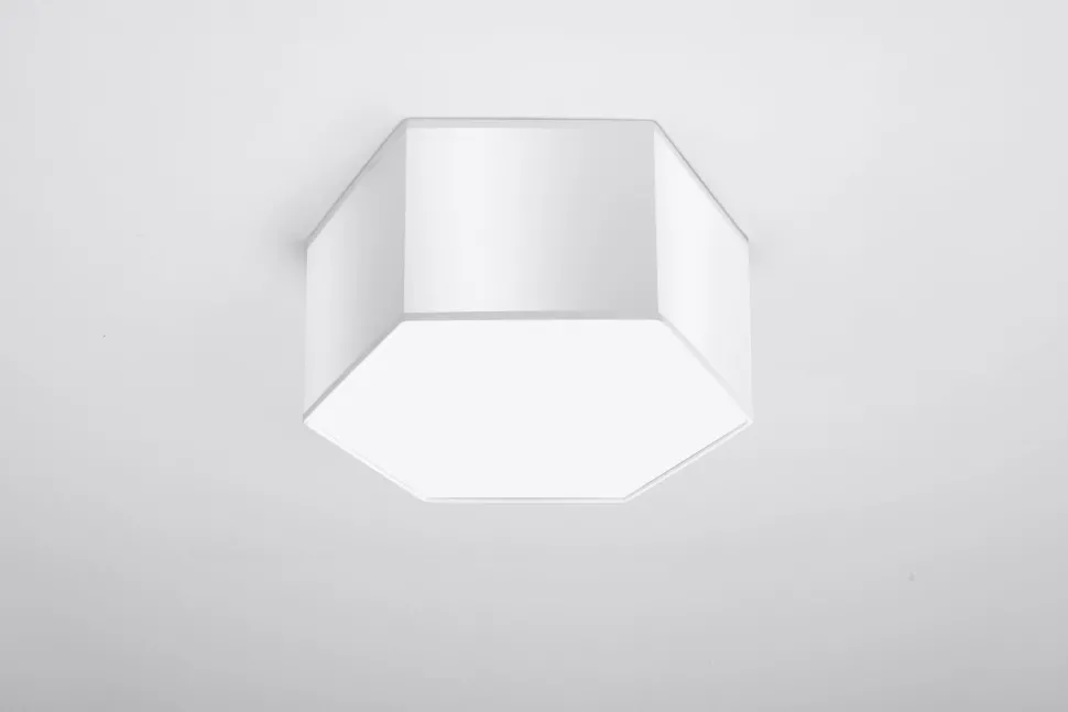 Deckenlampe Weiß L: 30,5 cm klein 2x E27 Modern blendarm