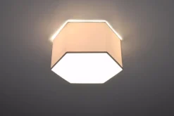 Deckenlampe Weiß L: 30,5 cm klein 2x E27 Modern blendarm