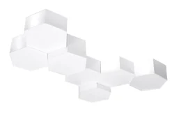 Deckenlampe Weiß L: 30,5 cm klein 2x E27 Modern blendarm