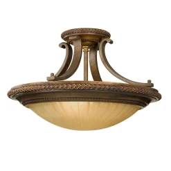 Deckenleuchte ANABELL 5 Bronze Ø46cm Design Lampe