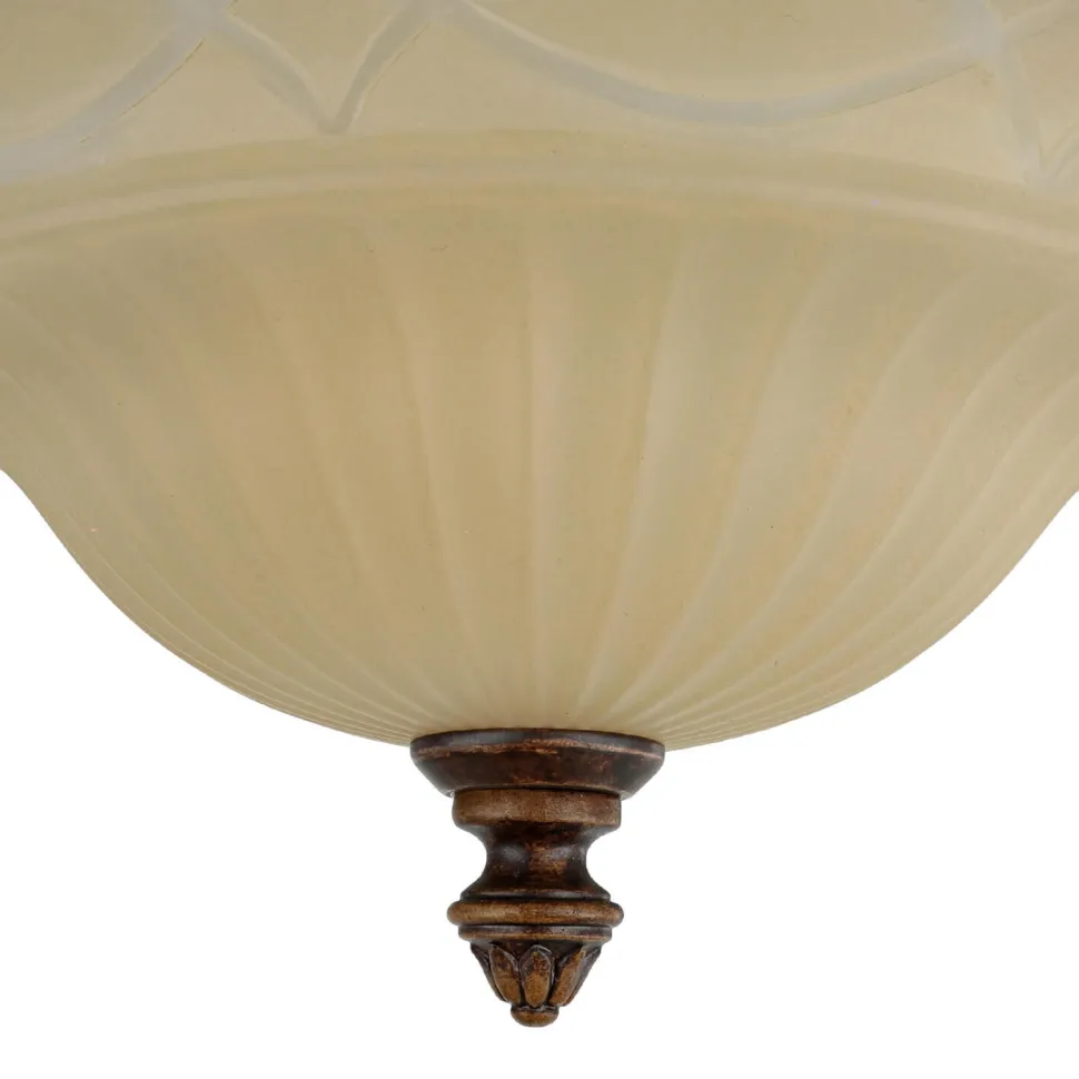 Deckenleuchte ANABELL 1 Creme Ø33cm Landhaus Lampe