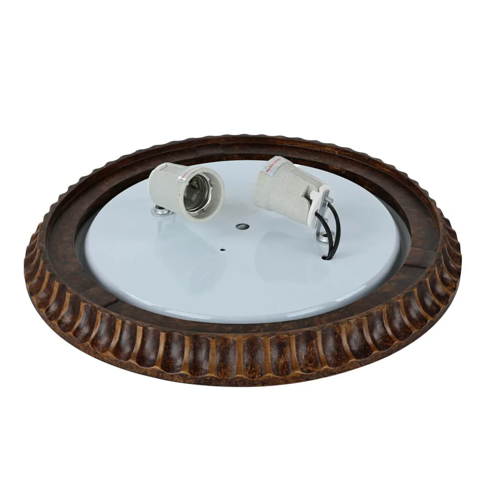 Deckenleuchte ANABELL 1 Creme Ø33cm Landhaus Lampe