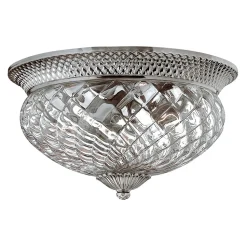 Deckenleuchte ANABELL 8 Nickel Ø41cm Design Lampe