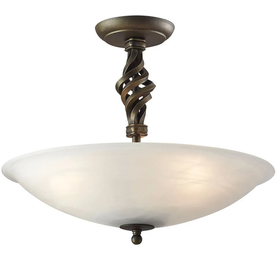 Deckenleuchte ANOUK Antik Gold Ø40cm Design Lampe