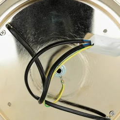 Deckenleuchte Antik in Messing Creme Wohnzimmer