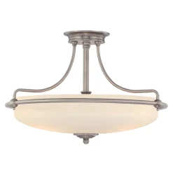 Deckenleuchte ASPERO in Chrom Creme 3-flmg Lampe