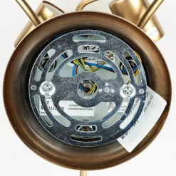 Deckenleuchte ASPERO Messing Jugendstil Lampe