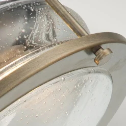 Deckenleuchte außen Aluminium Glas B: 30,5 cm IP44 E27