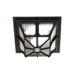 Deckenleuchte Außen Eckig Schwarz FRANKIE