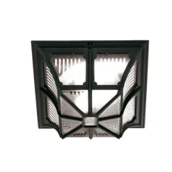 Deckenleuchte Außen Eckig Schwarz FRANKIE