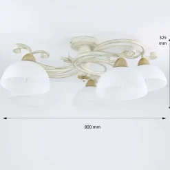 Deckenleuchte AURORA WHITE Ø78cm 5-flmg